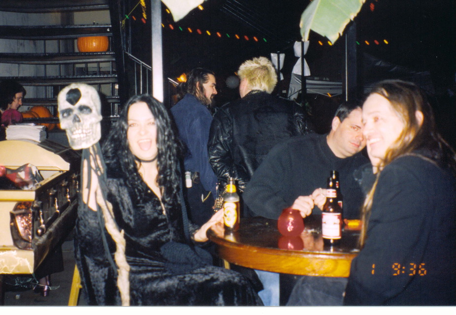 Mel and the guy from Evil Twin