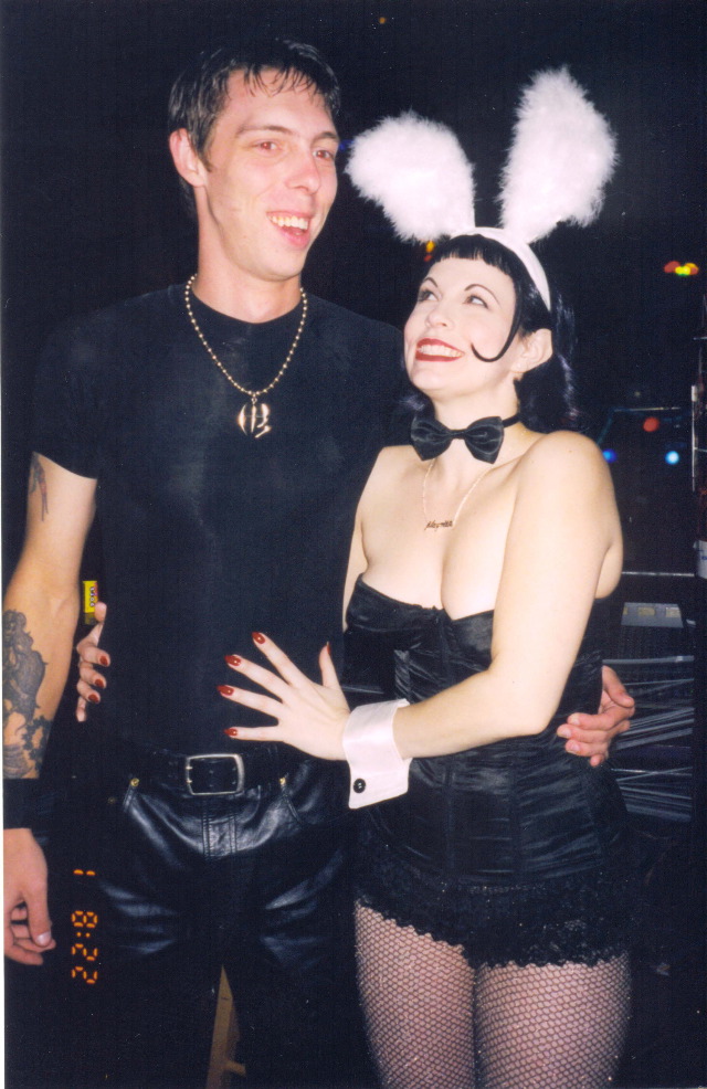 Miz Kitty and Scarecrow